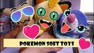 Popplio, Mimikyu and Meowth - Pokemon Plush - Pokemon Soft Toys #Pokemon #Plushies