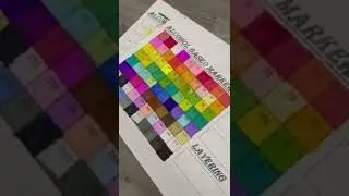 Alcohol based markers - Touch 80pcs #review #art #artist #craft #fyp #fypシ #shorts #short #markers