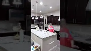 Woman Cleaning Kitchen Time Lapse
