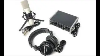 TASCAM TRACKPACK 2x2 TEST || Recording Stagg acoustic guitar with TM-80 studio condenser mic