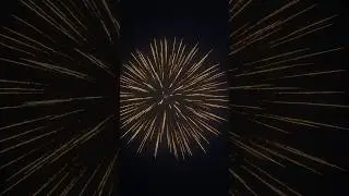 4&lsquo;inch Brocade Crown to Crackle #礼花弹 #displayshells #fireworks #烟花 #pyro #youtubeshorts