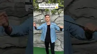 Watch @kylenutt (IG) going straight to his happy place⛳️#insta360 #golf #tricks #pov #shorts #howto