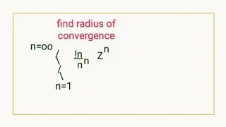 Radius of convergence of power series