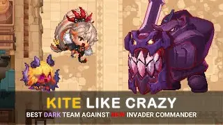 [Guardian Tales] Best Dark Team on NEW Invader Commander | GR117 Crypt of Pharaoh