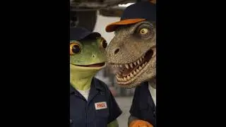 frogy and rex #mekanik #frog #tyrex #rex #bengkel #gecko #videoviral