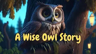 kids story In English | A Wise Owl Story #cartoon #animation #shortvideo