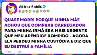 Minha M&atilde;e Me Deixou Morrendo De Dor No Carro Para Comprar Carregador De Celular Da Minha Irm&atilde;