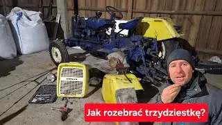 URSUS C 330 - ROZBIERNIE PRZED MALOWANIEM - OPORNE KOŁO!
