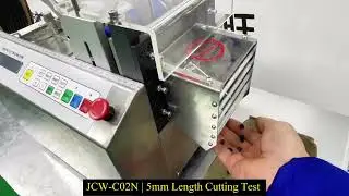 JCW-C02N | Tube Cutting Machine | 5mm Length Measure to Cut Test