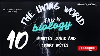 The living world|biology notes for class 11th #beats #biology #ytshorts #ytviral #ytvideo #support 