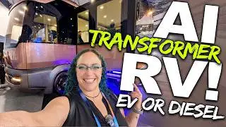 Join our Luxury Electric RV Tour of this Futuristic AI Transformer Home