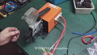 AM-10 Small size pneumatic crimping tool for bulk terminal