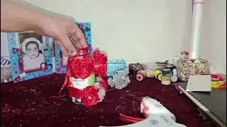 Ribbon Rose bracelet hand made by beetu 