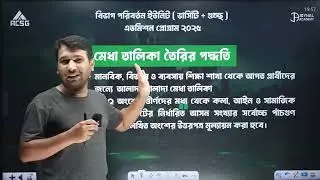 Complete rules for creating Merit List in Dhaka University (DU) Department Change Unit