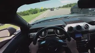 LOUD  MANUAL Mustang GT POV Coffee Run Drive | No talking, loud exhaust, downshifts, 5.0L SOUNDS