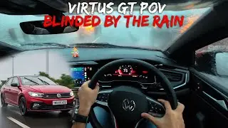 Virtus GT (POV) | Blinded by the Rain 🌧️ | The Ultimate Rain Drive