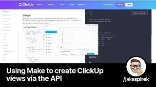 Using Make (Integromat) to create ClickUp views via the API