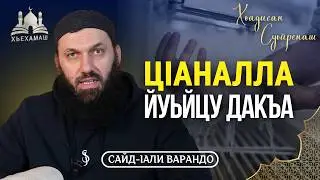 ЦIаналла йуьйцу дакъа | Хьадисан Суьйренаш | Сайд-Iали Варандо