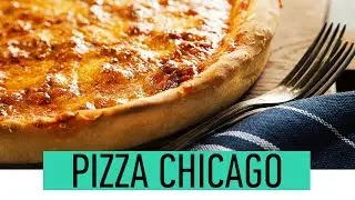 Chicago Style Deep Dish Pizza | How To Make Chicago Style Pizza at Home | Deep Dish Pizza Recipe