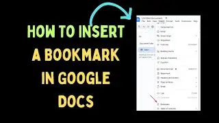 How To Insert a Bookmark in Google Docs