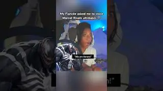 My Fianc&eacute;e asked me to voice Marvel Rivals Ultimates 🗿 #couple #voiceacting #marvelrivals