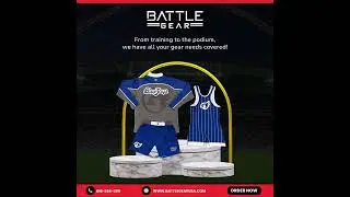 Battle Gear Custom Sports Uniform | Premium quality fabric | Order now