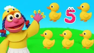 Five Little Ducks🐥 | Learn to Count the Little Ducks | Kids Songs & Nursery Rhymes