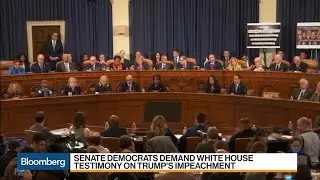 Senate Democrats Demand White House Testimony on Trump Impeachment