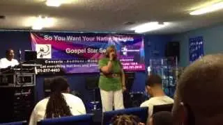 Winner of So you want your name in lights  Gospel Star Search.