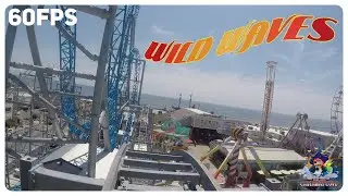 Wild Waves front seat on-ride 1080p POV @60fps - Playlands Castaway Cove, Ocean City NJ