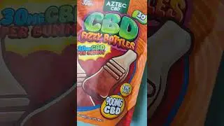 Review: CBD Fizzy Bottles by Aztec CBD &ndash; A Sweet High-Dose Adventure