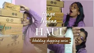 Huge #nykaa haul 🙈 Wedding shopping still going🌚🙈 #wedding #nykaahaul 