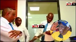 Hakuna kucheka!!!CS Kipchumba Murkomen stormed NTSA Offices and fires some officials over corruption