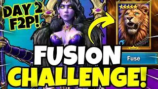 F2P NEW Account FUSION CHALLENGE - DAY 2!!! [Raid: Shadow Legends]