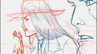 HOW I DRAW AND ANIMATE A SCENE: Justice League: Warworld #aluiramancio