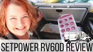 SetPower RV60D Review | Best 12V Refrigerator  / Freezer Dual Temp Zone For Van Life or Camping
