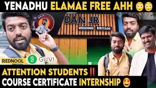 Yenadhu Elamae free ahh 😳😳Course Certificate Internship 🤩Attention Students ‼️