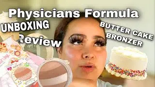 PHYSICIANS FORMULA PRODUCT REVIEW | TRY ON BUTTER CAKE BRONZER | INFLUENSTER UNBOXING