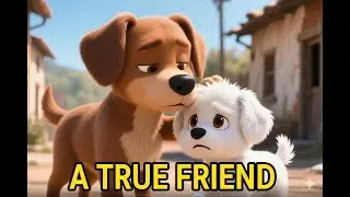 He Was All Alone in the Storm Until This Stray Dog Found Him 🐾 | Tommy & Snowy