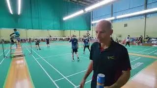 Chibi Titans vs MBADX Lighthouse (MD2) - Badminton Veterans 2024 (Geelong)