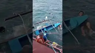 Passenger Boat Sinking | Rescue sa Pampasaherong banka Lumubog #rescue #viral #trending #shorts