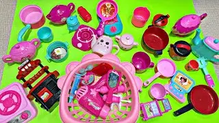 🍹 ASMR_Video * Unboxing Cute Kitchen Cooking Playset I No Talking *