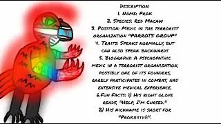 Description of the character from my original franchise 