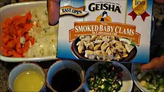 How to cook Clams | Smoked Clams | Baby Clams in Easy Steps