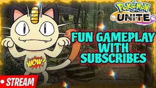 Meowth is Broken 😿 & Some Rank Matches 😄 { Pok&eacute;mon Unite Live Gameplay }