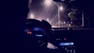 Highway Driving at Night - Cozy Car Interior Sound (No Talking, No Music) Fall Asleep Instantly ASMR