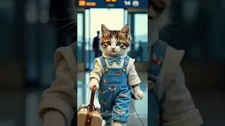 Tiny Cat's Vacation: Exploring a New Country!