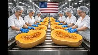 Farming to Factory: Inside a modern pumpkin processing plant - the entire process