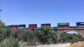 Eastbound stacktrain at Arlington