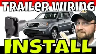 Установка комплекта электропроводки для буксировки прицепа Honda Pilot 2013 года | 118265